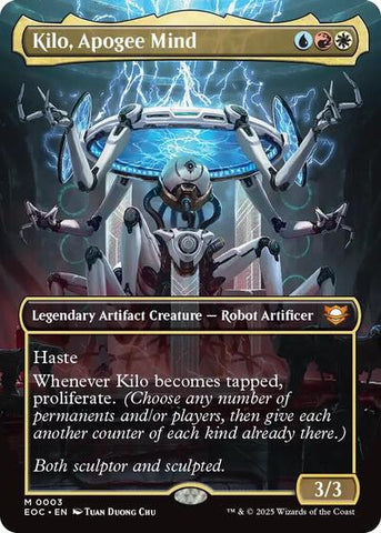 Kilo, Apogee Mind (Borderless) (Commander: Edge of Eternities) Near Mint Foil