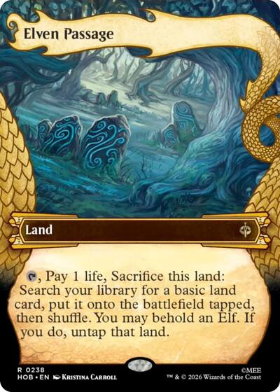 Elven Passage (Showcase) (The Hobbit) Near Mint Foil