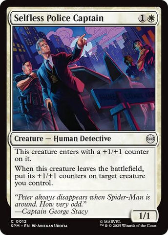 Selfless Police Captain (Marvel's Spider-Man) Near Mint