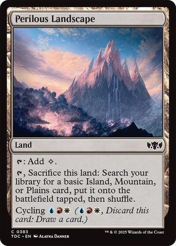 Perilous Landscape (Commander: Tarkir: Dragonstorm) Near Mint