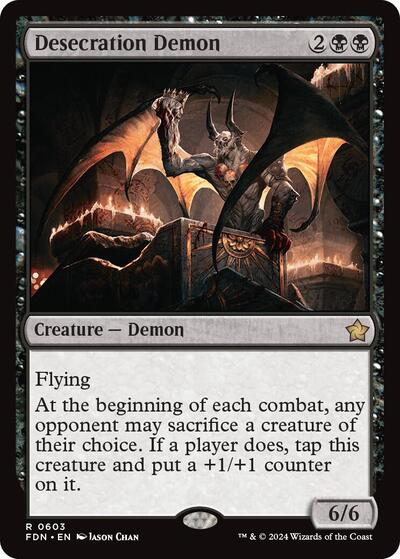 Desecration Demon (Foundations) Near Mint