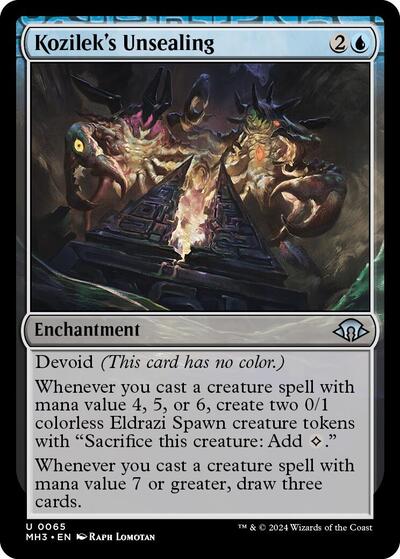 Kozilek's Unsealing (Modern Horizons 3) Near Mint Foil