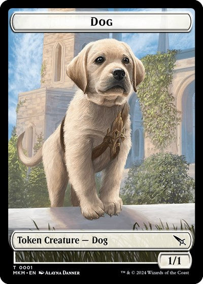 Dog Token (Murders at Karlov Manor) Near Mint