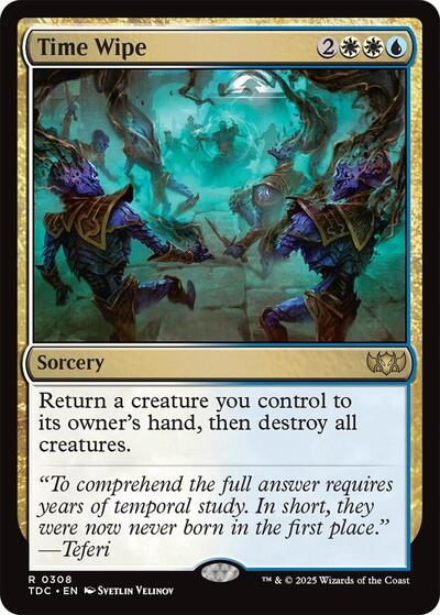 Time Wipe (Commander: Tarkir: Dragonstorm) Near Mint
