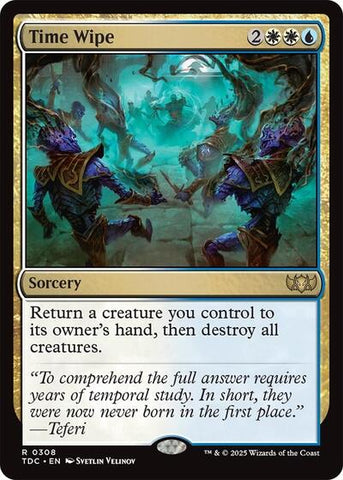 Time Wipe (Commander: Tarkir: Dragonstorm) Near Mint