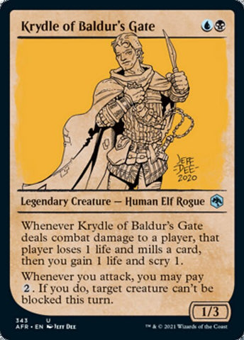 Krydle of Baldur's Gate (Showcase) (Adventures in the Forgotten Realms) Near Mint
