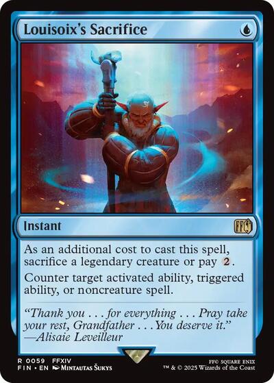Louisoix's Sacrifice (Universes Beyond: FINAL FANTASY) Near Mint