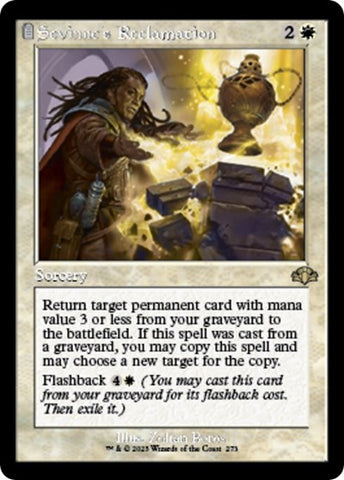 Sevinne's Reclamation (Retro Frame) (Dominaria Remastered) Medium Play