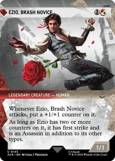 Ezio, Brash Novice (Showcase) (Universes Beyond: Assassin's Creed) Near Mint Foil