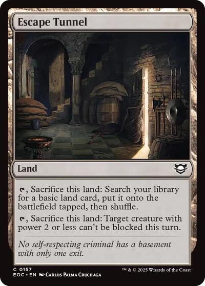 Escape Tunnel (Commander: Edge of Eternities) Near Mint