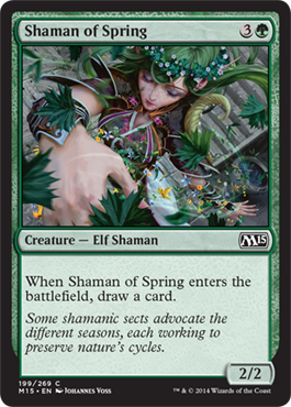 Shaman of Spring (Magic 2015 Core Set) Near Mint