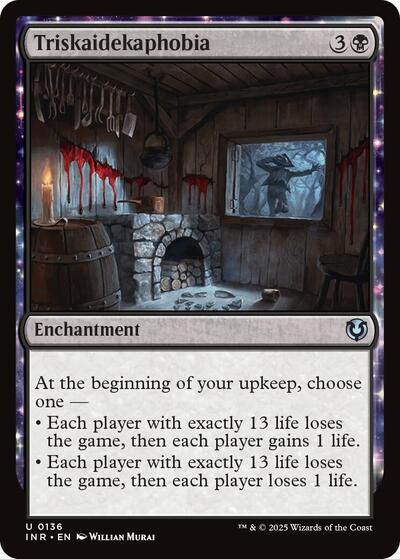 Triskaidekaphobia (Innistrad Remastered) Near Mint Foil