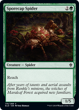 Sporecap Spider (Throne of Eldraine) Near Mint Foil