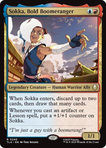 Sokka, Bold Boomeranger (Avatar: The Last Airbender) Near Mint Foil