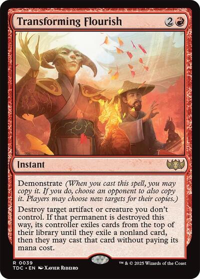 Transforming Flourish (Commander: Tarkir: Dragonstorm) Near Mint