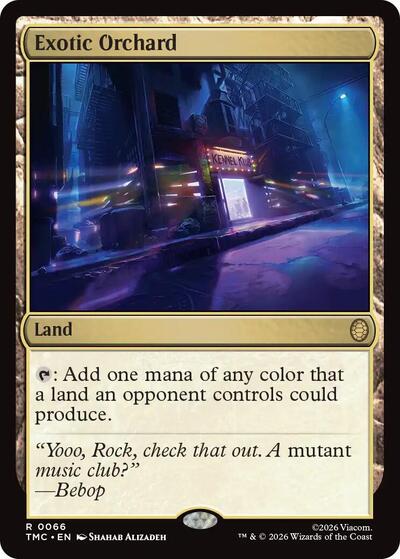 Exotic Orchard (Commander: Teenage Mutant Ninja Turtles) Near Mint Foil