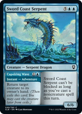 Sword Coast Serpent (Commander Legends: Battle for Baldur's Gate) Near Mint Foil