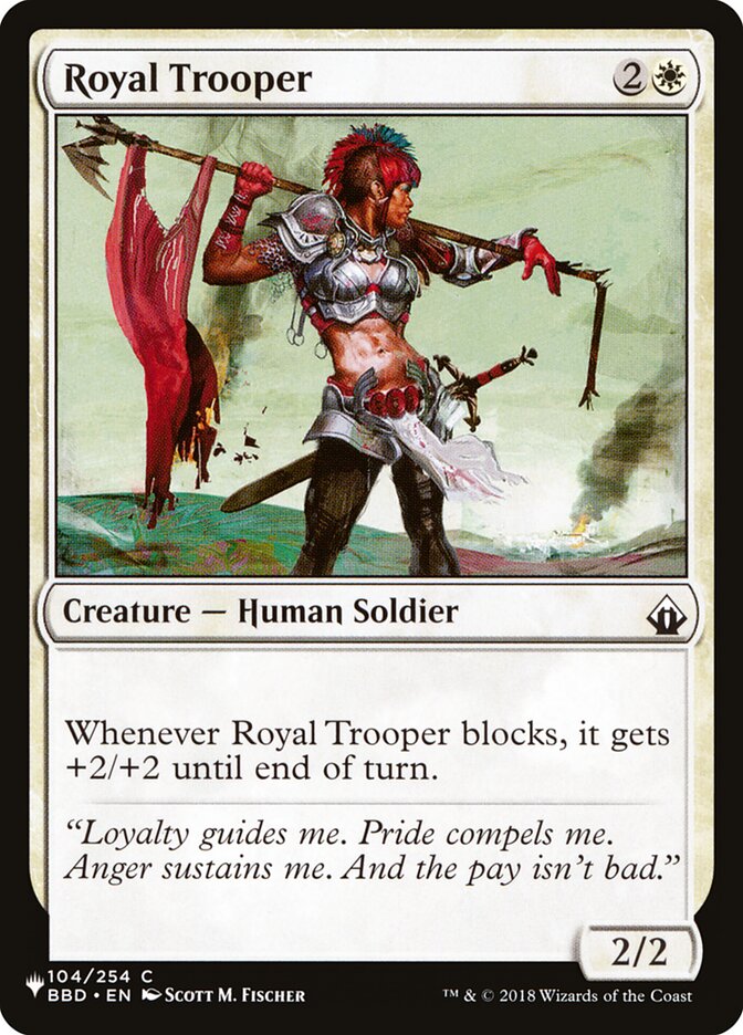 Royal Trooper (The List) Near Mint