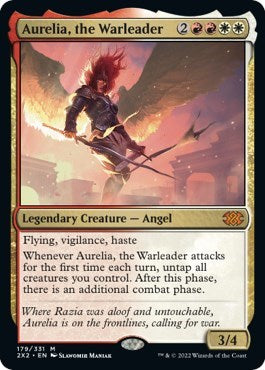 Aurelia, the Warleader (Double Masters 2022) Near Mint