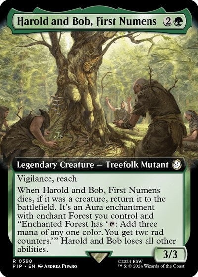 Harold and Bob, First Numens (Extended Art) (Universes Beyond: Fallout) Near Mint