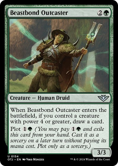 Beastbond Outcaster (Outlaws of Thunder Junction) Near Mint Foil