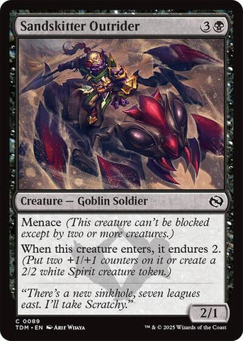 Sandskitter Outrider (Tarkir: Dragonstorm) Near Mint Foil