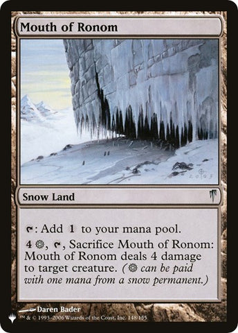 Mouth of Ronom (The List) Near Mint