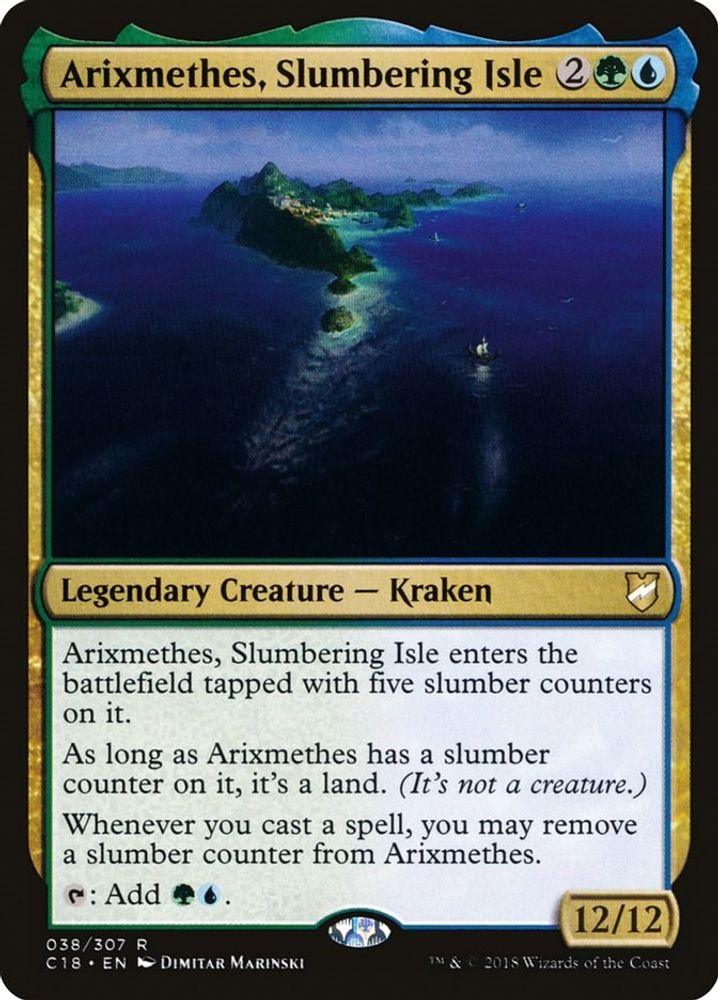 Arixmethes, Slumbering Isle