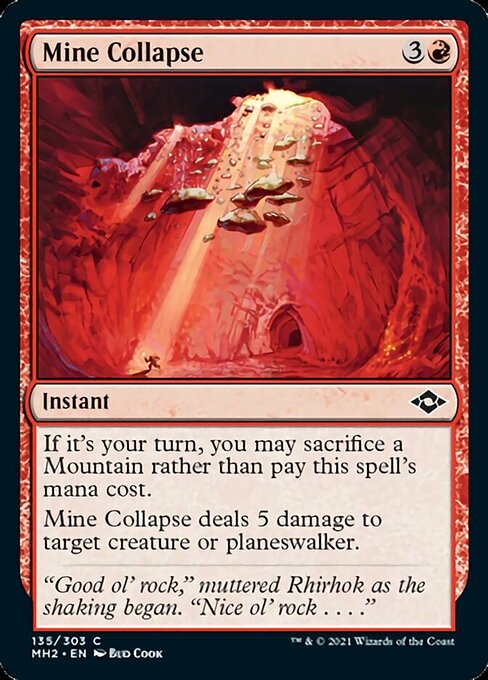 Mine Collapse (Modern Horizons 2) Near Mint Foil