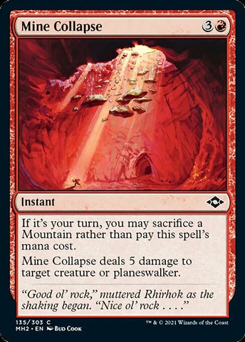 Mine Collapse (Modern Horizons 2) Near Mint Foil