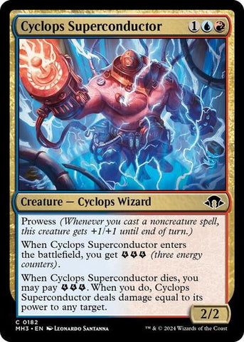 Cyclops Superconductor (Modern Horizons 3) Near Mint Foil