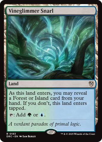 Vineglimmer Snarl (Commander: Aetherdrift) Near Mint