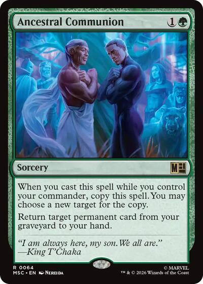 Ancestral Communion (Commander: Marvel Super Heroes) Near Mint