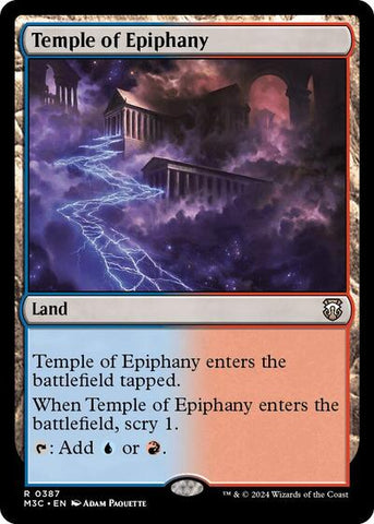 Temple of Epiphany (Commander: Modern Horizons 3) Near Mint