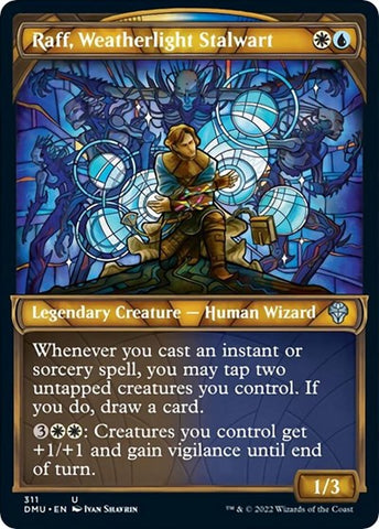 Raff, Weatherlight Stalwart (Showcase) (Dominaria United) Near Mint