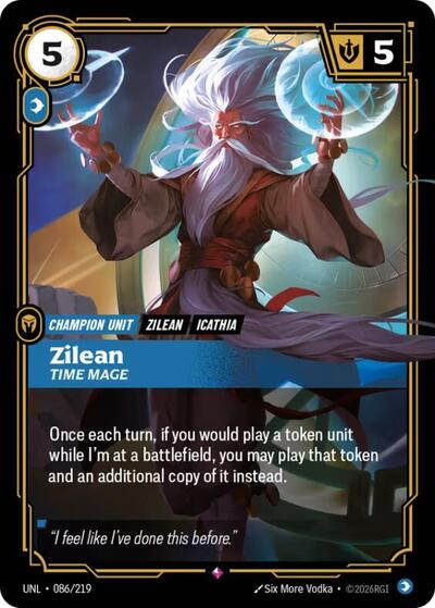 Zilean Time Mage (Unleashed) Near Mint Foil