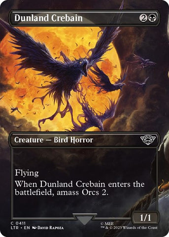 Dunland Crebain (Borderless) (Universes Beyond: The Lord of the Rings: Tales of Middle-earth) Near Mint Foil