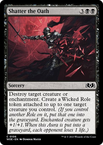 Shatter the Oath (Wilds of Eldraine) Near Mint