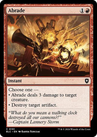 Abrade (Commander: Bloomburrow) Near Mint