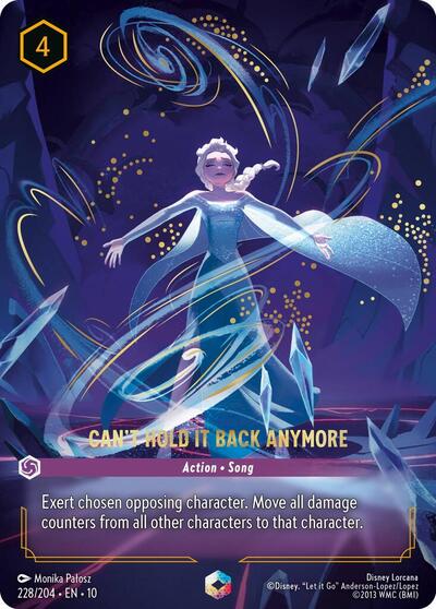 Can't Hold It Back Anymore (Enchanted) (Whispers in the Well) Near Mint Holofoil