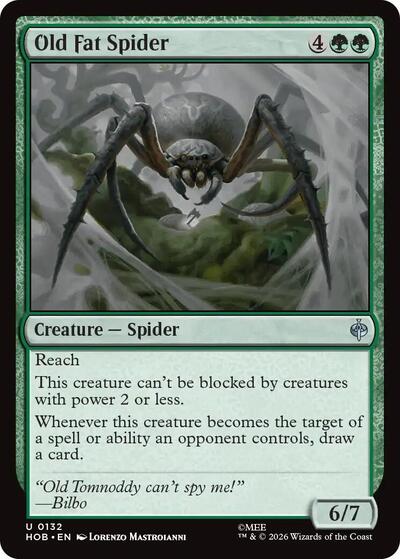 Old Fat Spider (The Hobbit) Near Mint