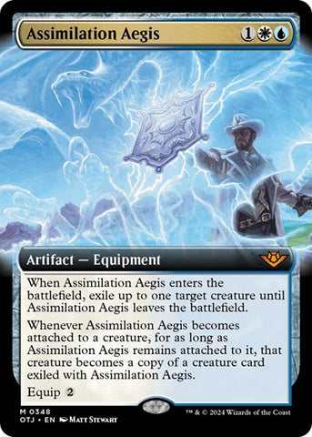 Assimilation Aegis (Extended Art) (Outlaws of Thunder Junction) Near Mint