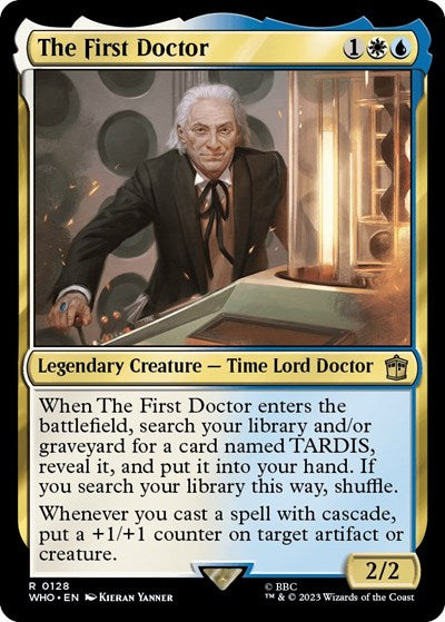 The First Doctor (Universes Beyond: Doctor Who) Near Mint Foil