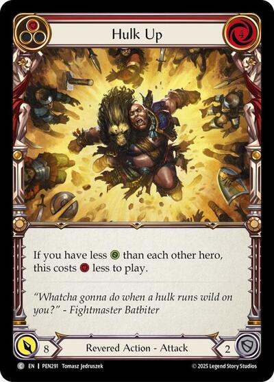 Hulk Up (Red) (Compendium of Rathe) Near Mint Foil