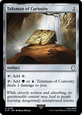 Talisman of Curiosity (Universes Beyond: Fallout) Near Mint