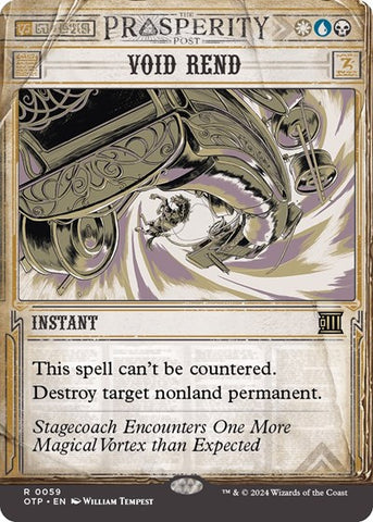 Void Rend (Outlaws of Thunder Junction: Breaking News) Near Mint Foil