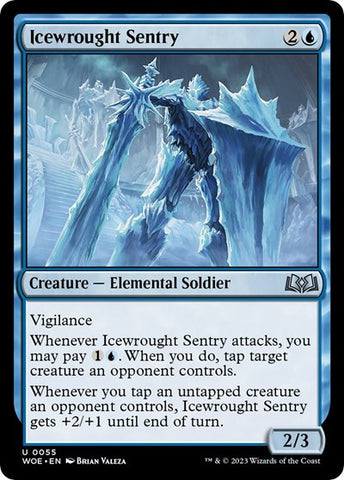 Icewrought Sentry (Wilds of Eldraine) Near Mint Foil