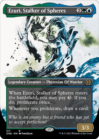Ezuri, Stalker of Spheres (Showcase) (Phyrexia: All Will Be One) Near Mint