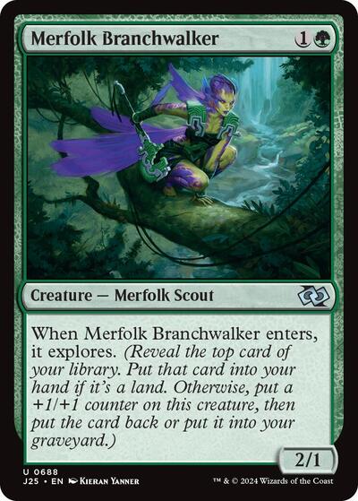 Merfolk Branchwalker (Foundations Jumpstart) Near Mint