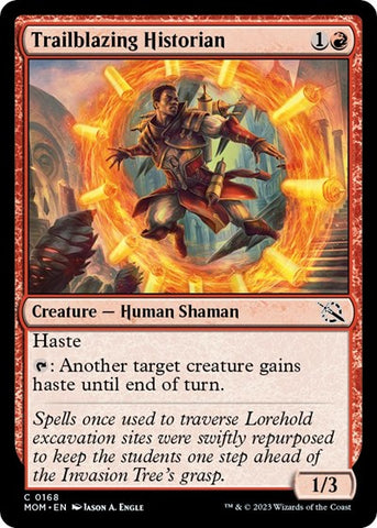 Trailblazing Historian (March of the Machine) Near Mint Foil
